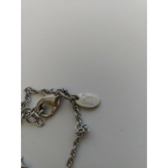 Lia Sophia Kiam Family Collection Silver Tone "Curtain call" NECKLACE" 17-20" - Picture 5 of 9